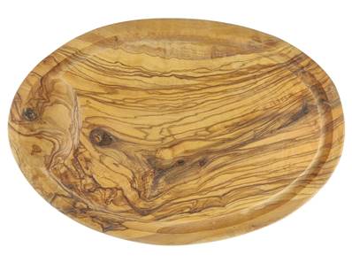 Dessous de plat en bois d'olivier et faïence - Casa Nomade