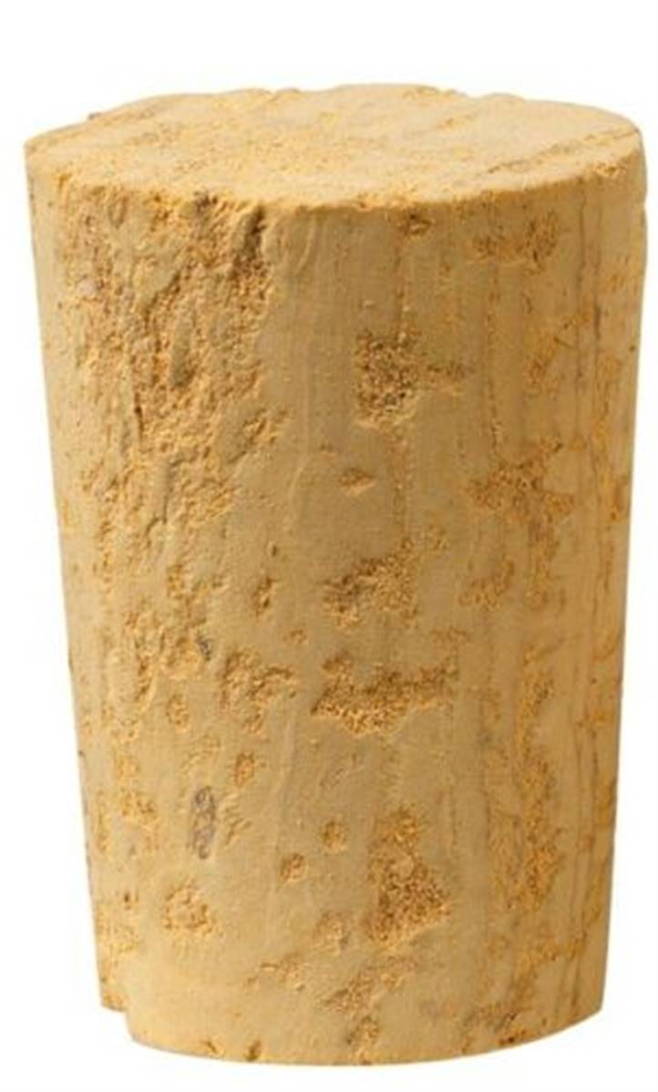 Bouchon en liège conique naturel aux dimensions 30 x 50/45 mm